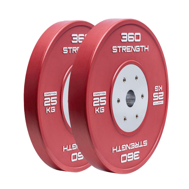 25kg Calibrated Competition Bumper Plate (Pair)