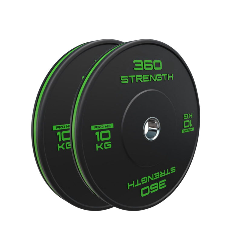 10kg PRO HG Bumper Plates (Pair)