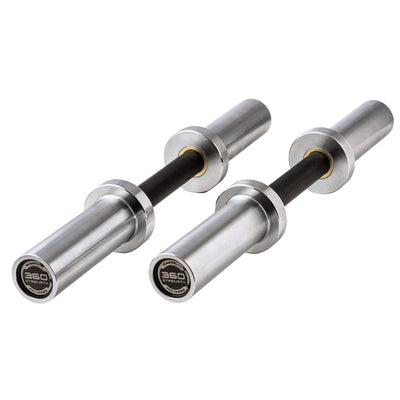 PRO Loadable Olympic Dumbbells (Pair - Hard Chrome - Bearing) Image 3