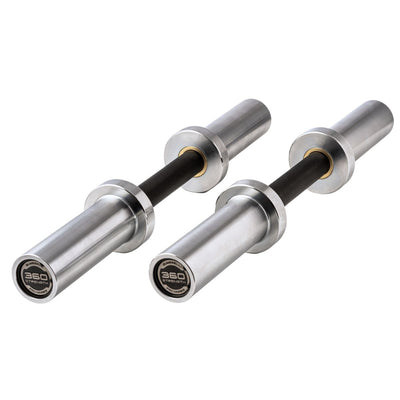 PRO Loadable Olympic Dumbbells (Pair - Hard Chrome - Bearing)