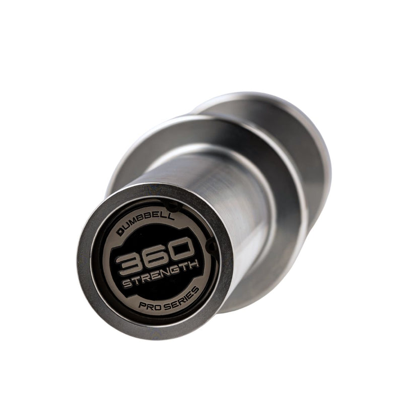 PRO Loadable Olympic Dumbbells (Pair - Hard Chrome - Bearing) Image 4