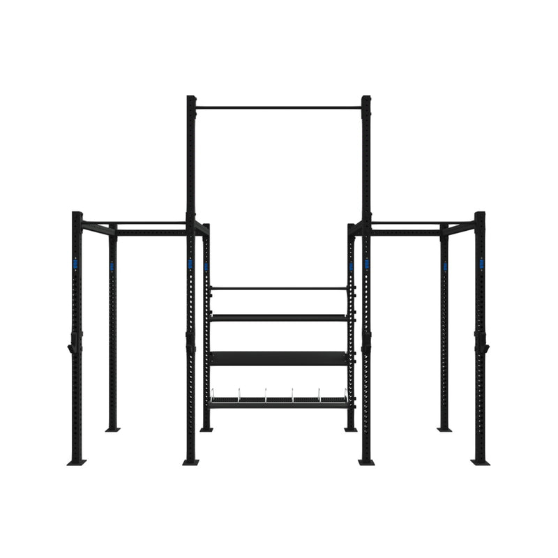 1RM Double Cell Free Standing Rig with High Bridge & Storage