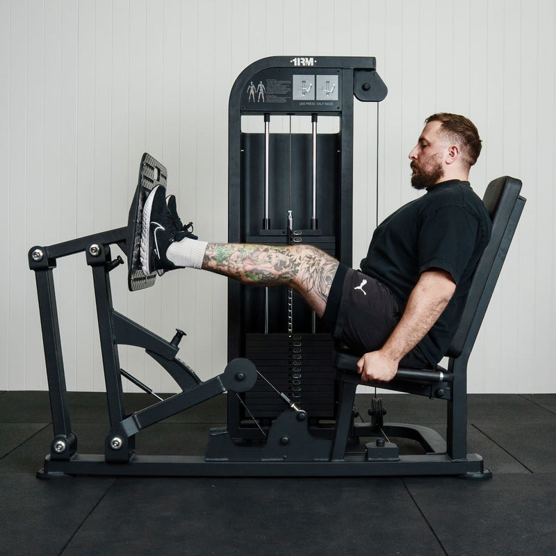 Leg Press / Calf Raise Pin Loaded Machine - Shadow Series