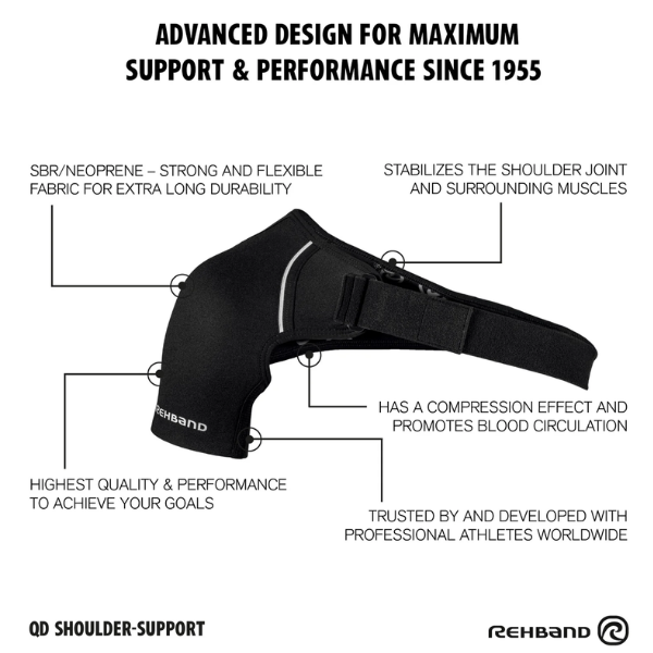 Rehband QD Shoulder Support | Left Image 2