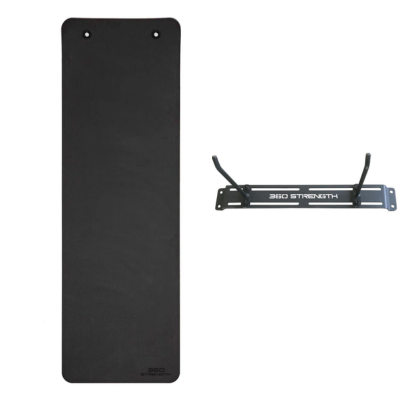 360 Strength Workout Mat Package with Storage Rack