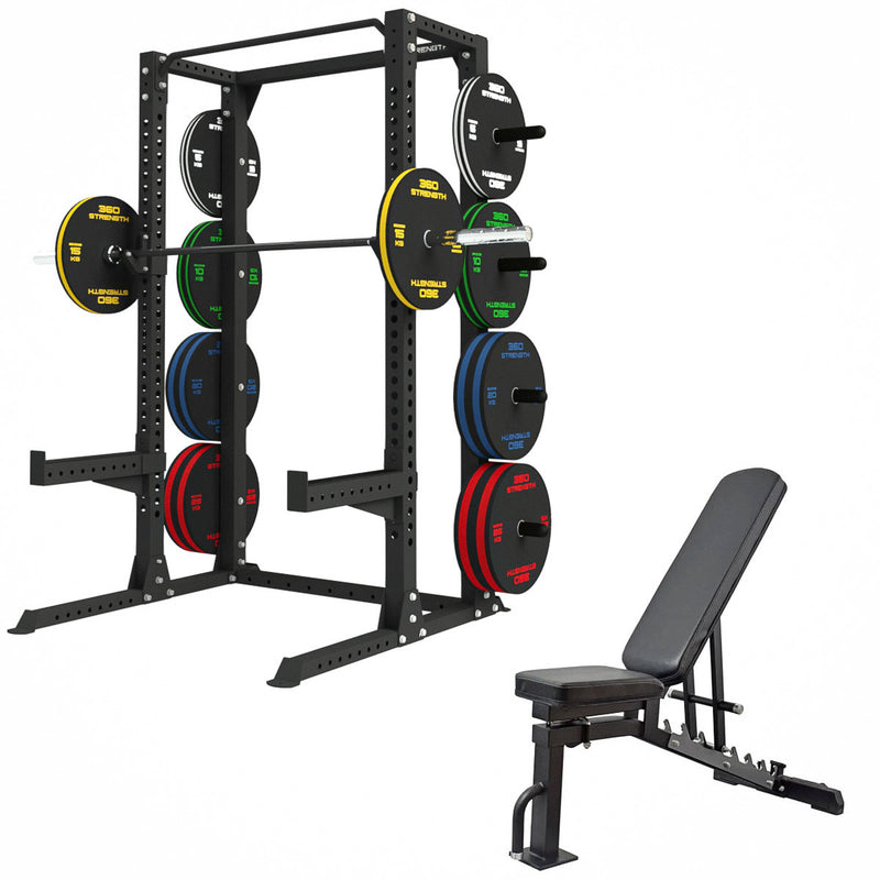 360 Strength Squat Rack & FID Bench