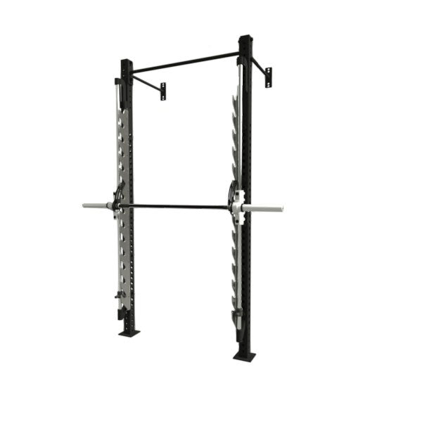 Compact Smith Machine Bar Compact Wall Mounted Smith Machine | Little Bloke Fitness
