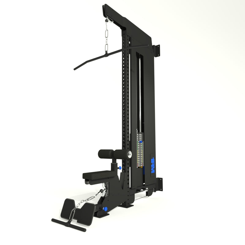 Overstock Clearance | 1RM Commercial Lat Pulldown Low Row Machine | Rack Mounted