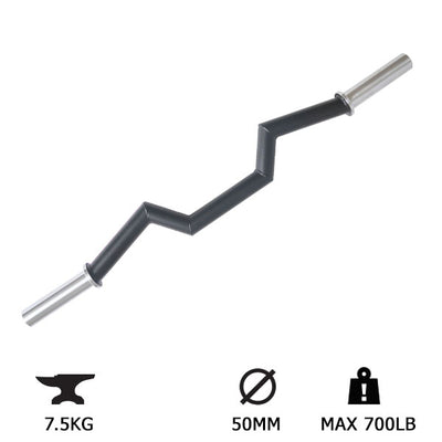 Pre Order - Expected Late May | Pro Fat Super EZ Curl Bar (Black / Silver – Hard Chrome Sleeves)