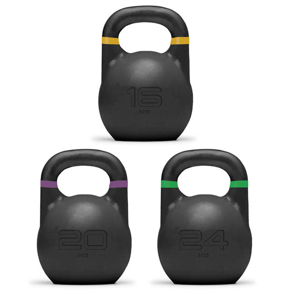 Competition Pro Grade Kettlebell Package 16kg 20kg & 24kg