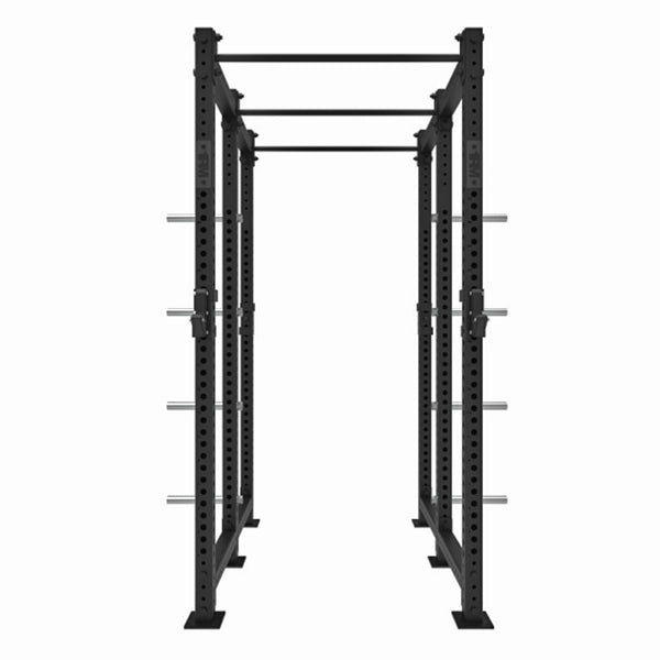 Obsidian Double Compact Power Rack w Storage - 1RM | Little Bloke Fitness