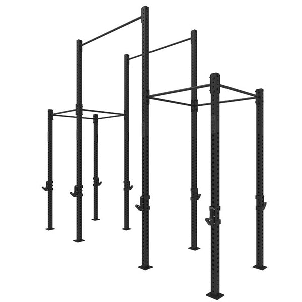 Two Time Rig 1RM Double Free Standing Rig with High Bridge. Little Bloke Fitness.