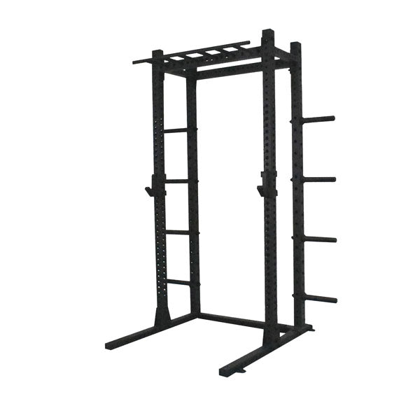 1RM Squat Rack with Multi-Grip Chin and Storage – 2.5m | Commercial