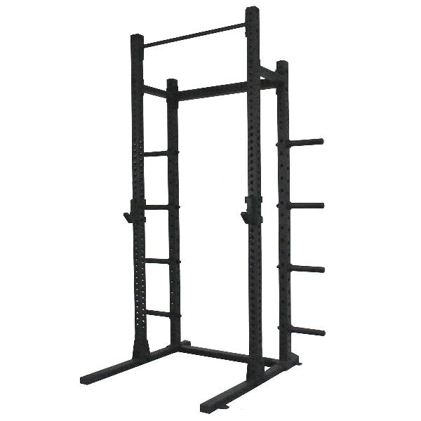 1RM Obsidian Squat Rack with Plate Storage – 2.8m | Commercial