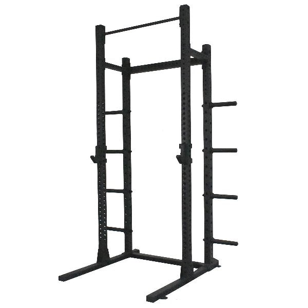 1RM Squat Rack with Plate Storage – 2.8m | Commercial