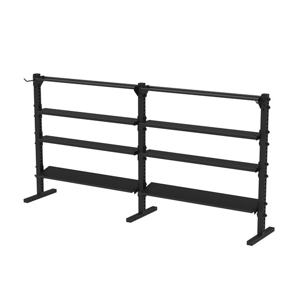 1RM Double Tall Double Storage Rack w. Hooks - Pack 1