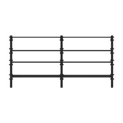 1RM Double Tall Double Storage Rack w. Hooks - Pack 1