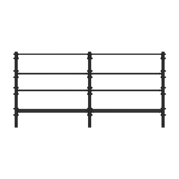 1RM Double Tall Double Storage Rack w. Hooks - Pack 1
