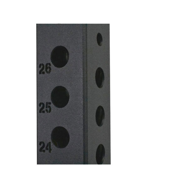 1RM Commercial Squat Rack w Multi-Grip Chin, Storage & FI Bench