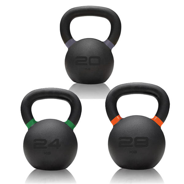 Classic Cast Iron Kettlebell Intermediate Pack (20,24,28)