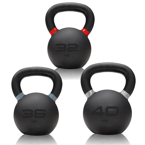 Classic Cast Iron Kettlebell Heavy Pack (32,36, 40)