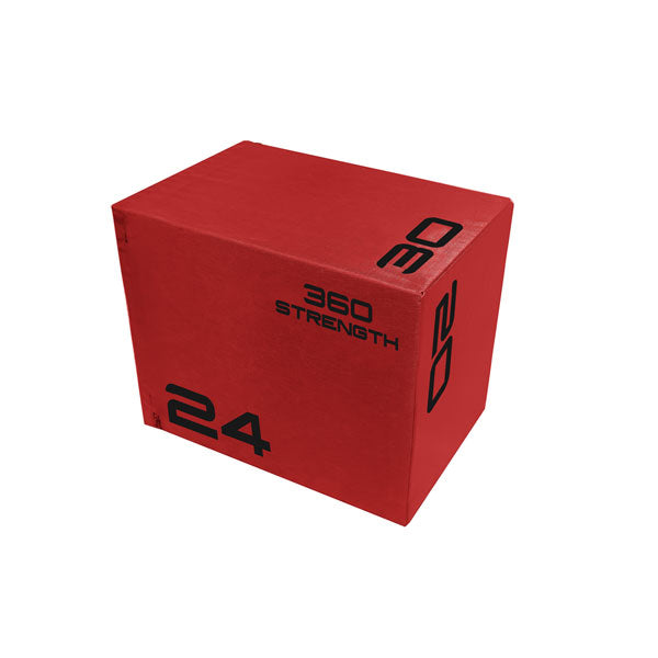 360 Strength Foam Plyometric Box (Red)