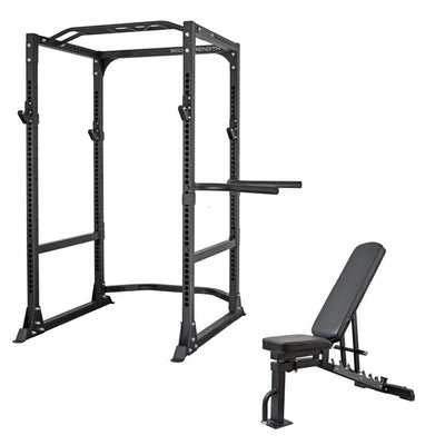 360 Strength Heavy Duty Power Rack + FID Bench Package