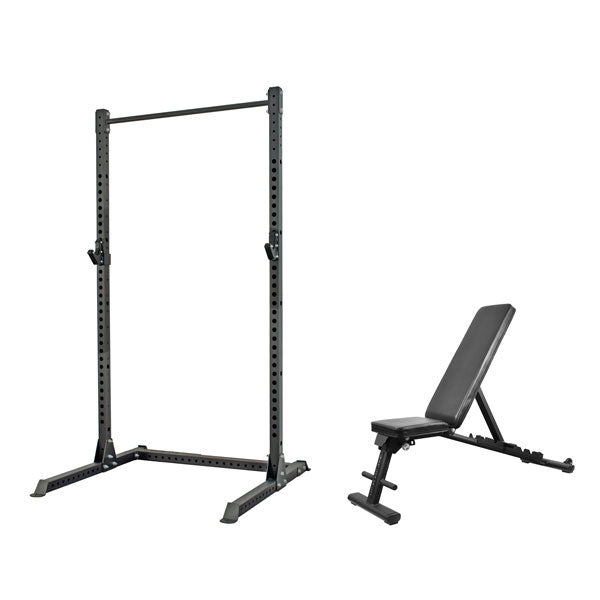 360 Strength Squat Rack, FID Bench & 128kg Olympic Package