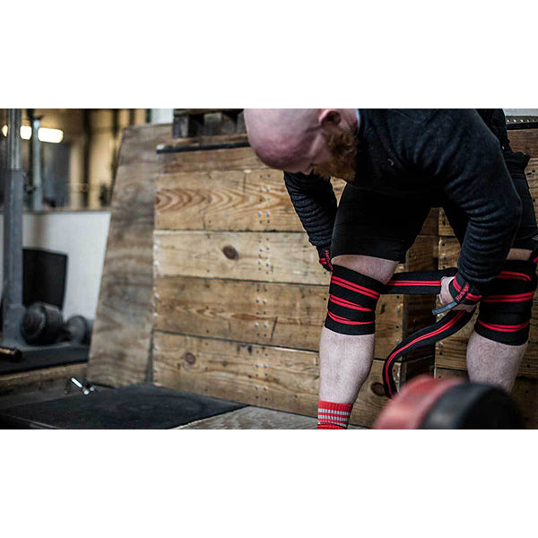 Harbinger Red Line Knee Wraps - 78 inch