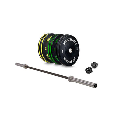 80kg PRO HG Bumper and Hard Chrome Bar Package