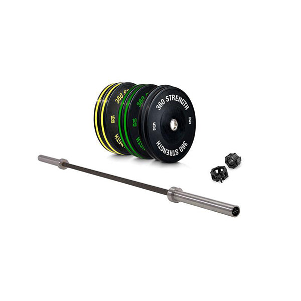 80kg PRO HG Bumper and Hard Chrome Bar Package