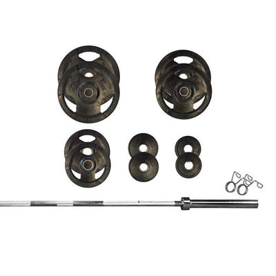 88kg Olympic Bar & Weights Package
