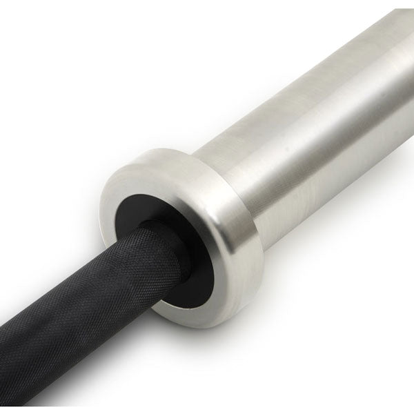 ELITE Olympic 15kg Barbell - Australian Made (Needle Bearings - Black Silver)