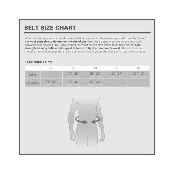 Harbinger 6 inch Padded Leather Lifting Belt Image 2