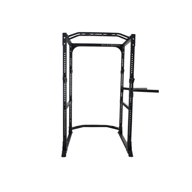 360 Strength Power Rack with Lat Pulldown / Low Row & Plate Storage | Light Commercial