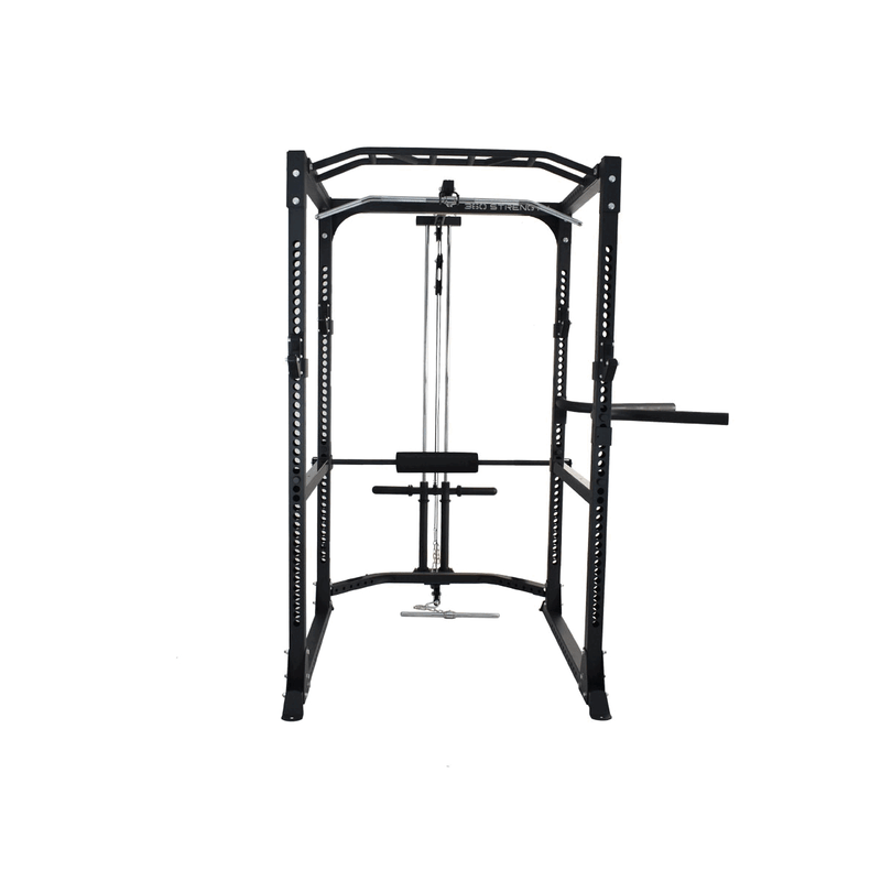 360 Strength Power Rack with Lat Pull / Low Row | Light Commercial
