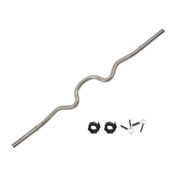 Standard Super EZ Curl Bar - Nickel (28mm)